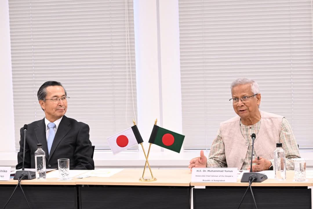 প্রধান উপদেষ্টা নতুন বাংলাদেশ তৈরির জন্য জাপানি সমর্থন চাইছেন