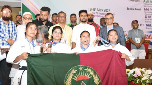 ২৯ তম জাতীয় কারাতে প্রতিযোগিতা- ২০২৫ এর পুরষ্কার বিতরণ অনুষ্ঠানে ক্রীড়া উপদেষ্টা আসিফ মাহমুদ