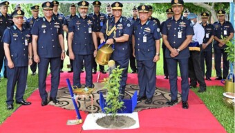 বিমান বাহিনীর বৃক্ষরোপণ কর্মসূচী-২০২৫ এর উদ্বোধন