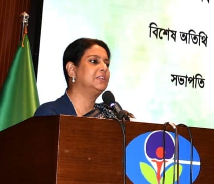 বিশ্ব পরিবেশ দিবস উপলক্ষ্যে আলোচনা সভা অনুষ্ঠিত:দেশের ১৮ কোটি মানুষেরই পরিবেশ সচেতন হওয়া জরুরি-উপদেষ্টা সৈয়দা রিজওয়ানা হাসান