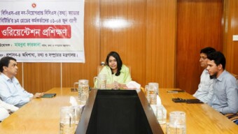 তথ্যের সত্যতা যাচাই করে নবীন কর্মকর্তাদের কাজ করতে হবে : তথ্য সচিব