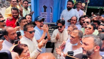 চট্টগ্রামে দস্তগীর চৌধুরী চত্বরের ভিত্তিপ্রস্তর স্থাপন করলেন মেয়র ডা. শাহাদাত হোসেন