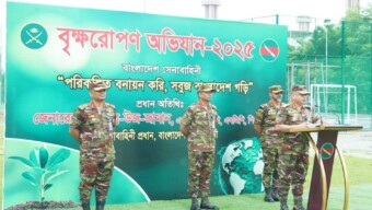 বাংলাদেশ সেনাবাহিনীর বৃক্ষরোপণ অভিযান-২০২৫ এর উদ্বোধন করলেন সেনাবাহিনী প্রধান