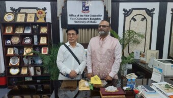 ঢাবি উপাচার্যের সঙ্গে ভারতের অধ্যাপকের সাক্ষাৎ