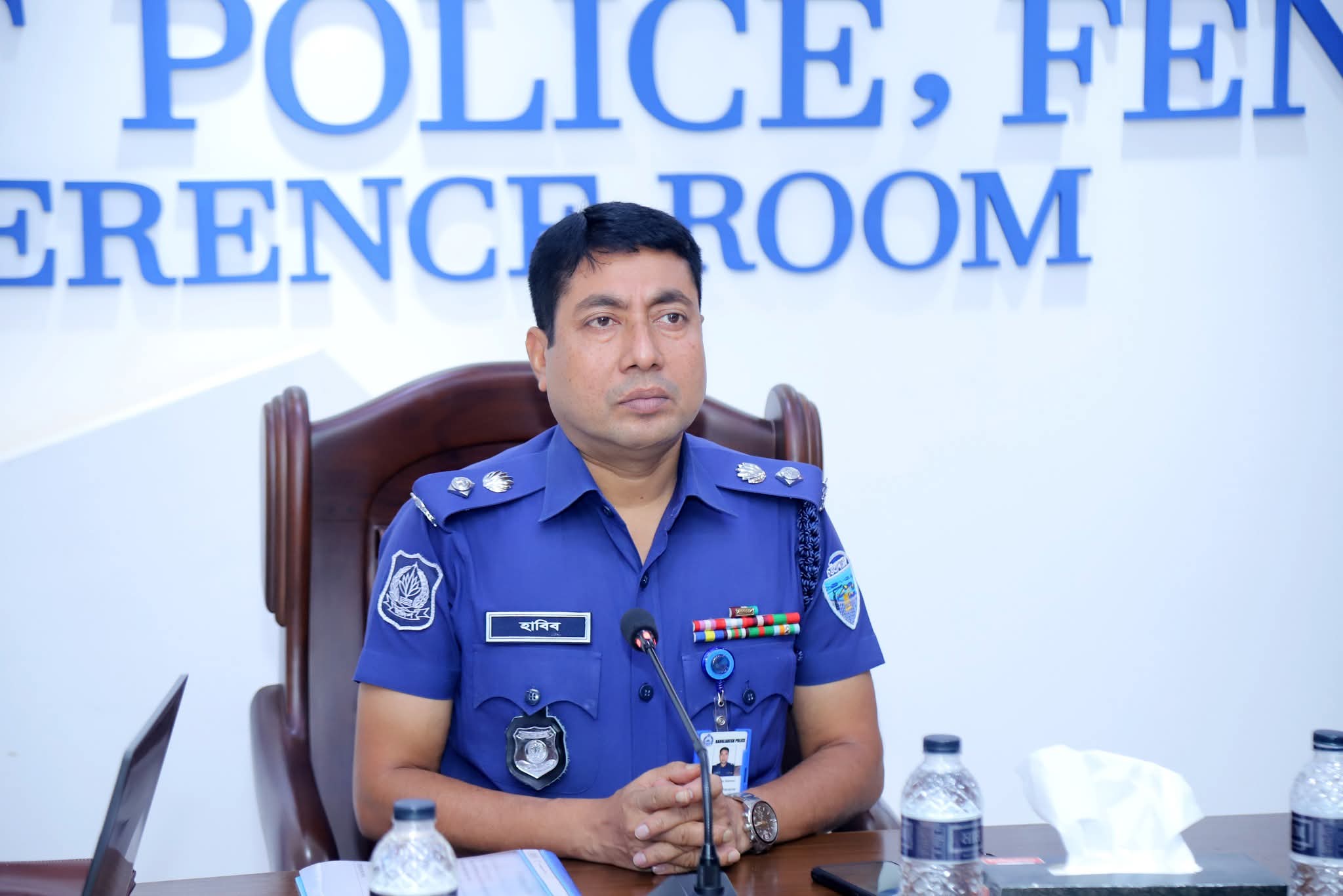 ফেনী জেলা পুলিশ এর মাসিক অপরাধ পর্যালোচনা সভা অনুষ্ঠিত