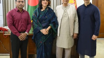 প্রধান উপদেষ্টার সঙ্গে তাজউদ্দিন পরিবারের সৌজন্য সাক্ষাৎ