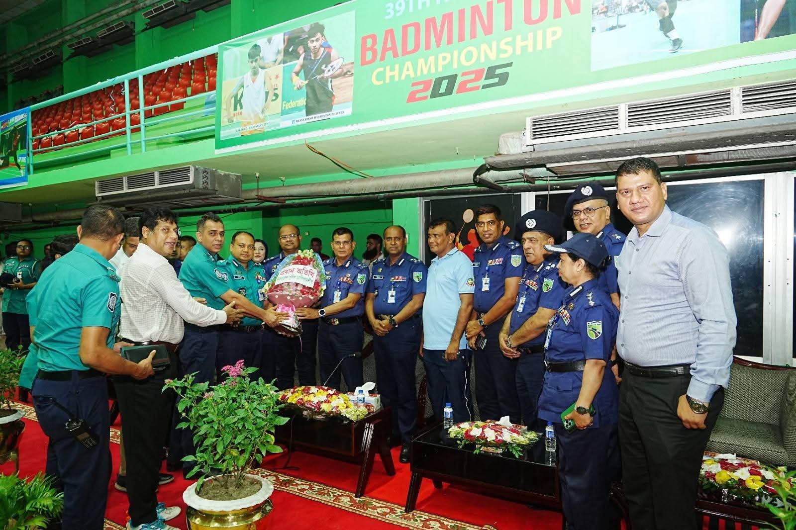 বাংলাদেশ পুলিশ ব্যাডমিন্টন চ্যাম্পিয়নশিপ ২০২৪-২৫ এর শুভ উদ্বোধন