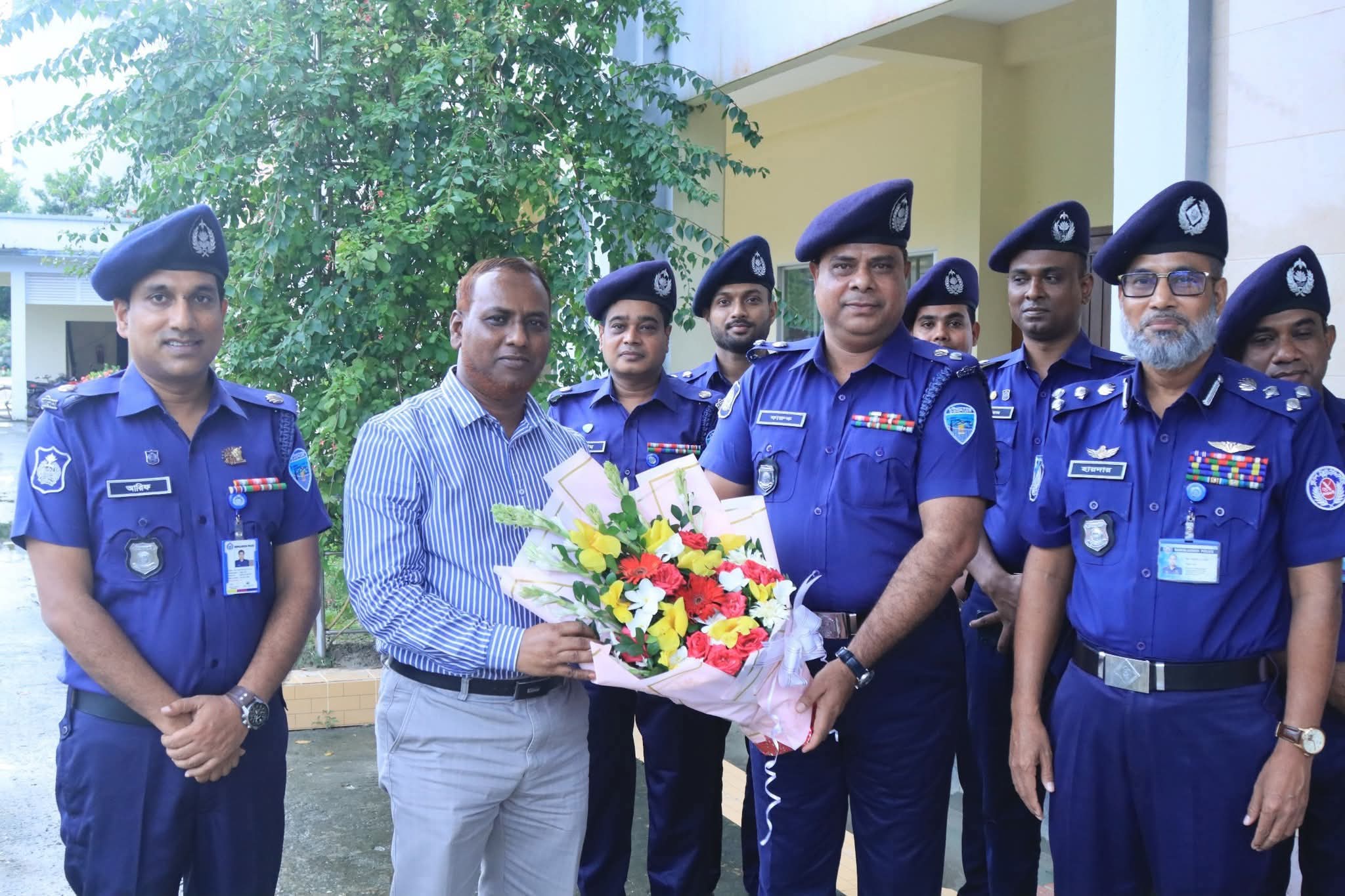 অ্যাডিশনাল আইজিপি (ফিন্যান্স), জনাব মোঃ আকরাম হোসেন বিপিএম, বাংলাদেশ পুলিশ, পুলিশ হেডকোয়ার্টার্স, ঢাকা মহোদয়ের নোয়াখালী জেলায় আগমন