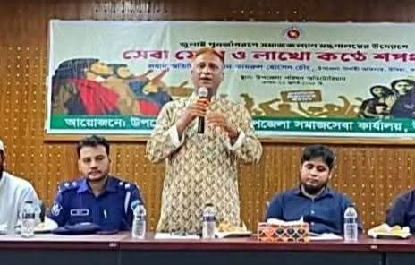 জুলাই পুনর্জাগরণে সমাজকল্যাণ মন্ত্রণালয়ের উদ্যোগে “সেবা মেলা ও লাখো কন্ঠে শপথ পাঠ”
