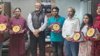 ২৪তম চীনা ভাষা দক্ষতা প্রতিযোগিতায় ঢাবি শিক্ষার্থীদের ১ম, ২য় ও ৩য় স্থান লাভ