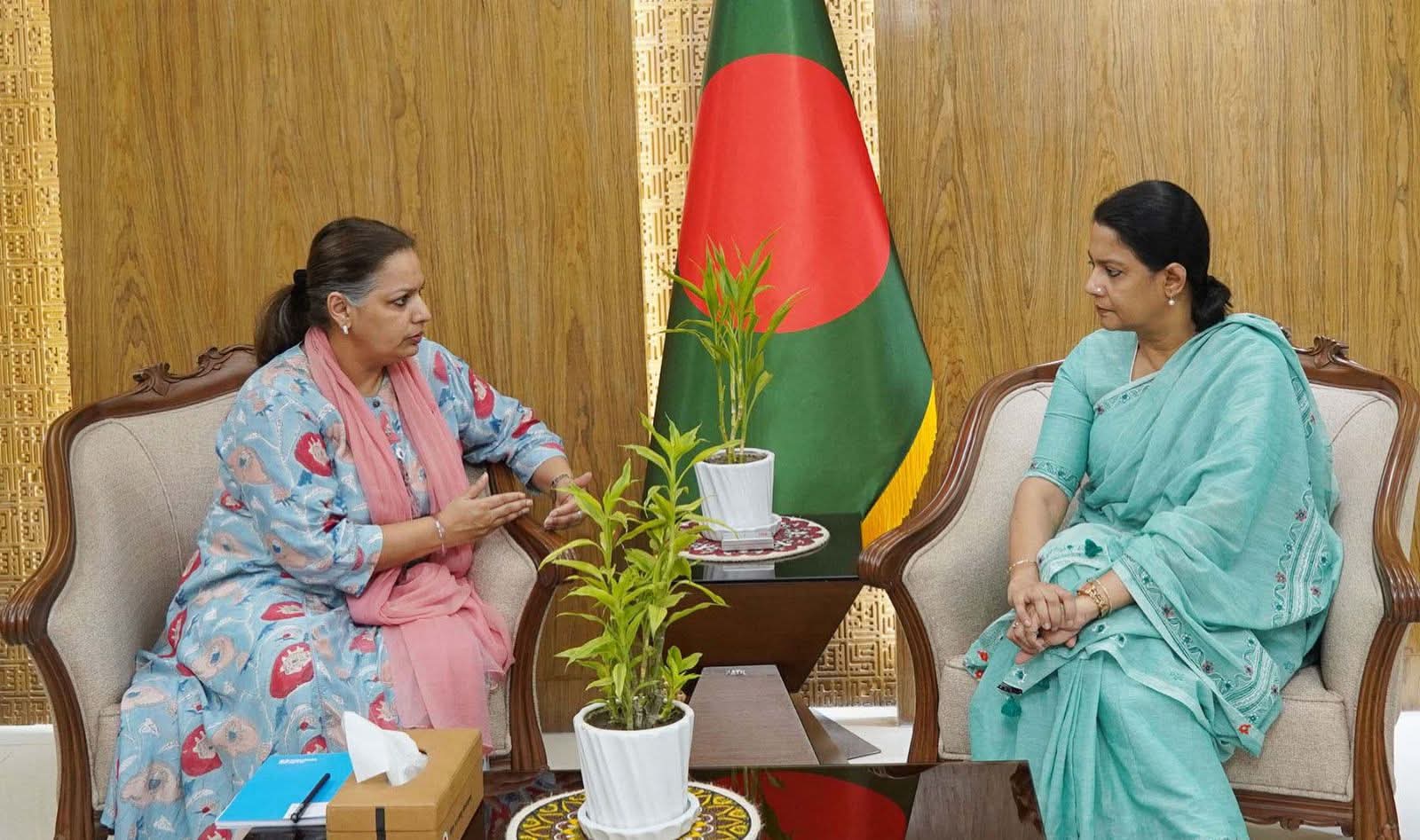 নারীর জন্য নিরাপদ ও অন্তর্ভুক্তিমূলক পরিবেশ সৃষ্টি টেকসই উন্নয়ন অর্জনের জন্য অত্যন্ত জরুরি -পরিবেশ উপদেষ্টা সৈয়দা রিজওয়ানা হাসান