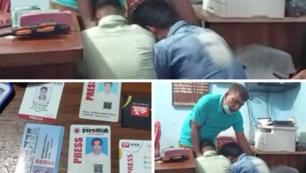 সাংবাদিক পরিচয়ে চাঁদাবাজি: যৌথ বাহিনীর বিশেষ অভিযানে দুইজন আটক