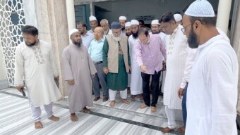 ব্রাহ্মণবাড়িয়া জেলা মডেল মসজিদ ও ইসলামিক সাংস্কৃতিক কেন্দ্র পরিদর্শনে ধর্ম উপদেষ্টা