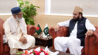 ইসলামাবাদে ধর্ম উপদেষ্টাকে সংবর্ধনা,ধর্মীয় ডেলিগেশন প্রেরণে ঐকমত্য