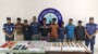 ডাকাতির প্রস্তুতিকালে দেশীয় অস্ত্রশস্ত্র ও লুন্ঠিত মালামালসহ সংঘবদ্ধ ডাকাত চক্রের আটজন সদস্যকে গ্রেফতার করল নৌ পুলিশ