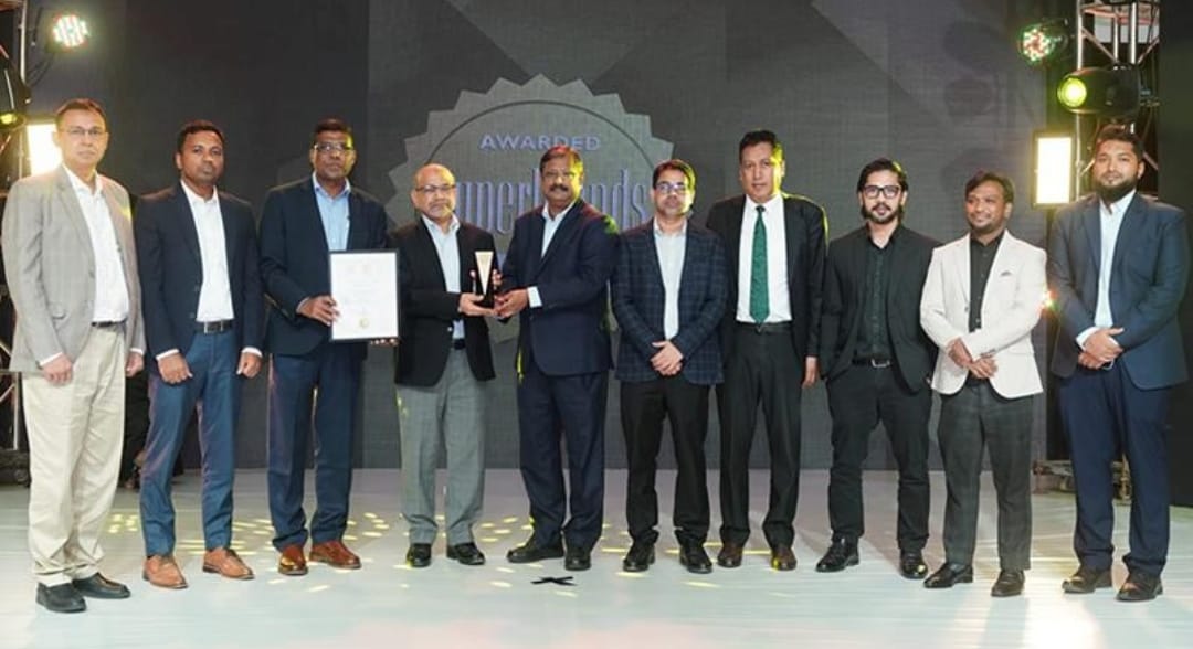সুপারব্র্যান্ডস অ্যাওয়ার্ড পেল বসুন্ধরা পেপার, টিস্যু ও ডায়াপ্যান্ট