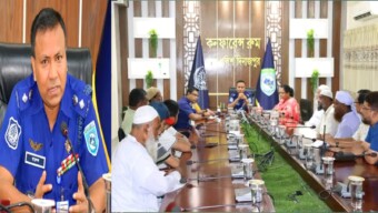 শান্তিপূর্ণ দুর্গাপূজা উদযাপনে দিনাজপুরে পুলিশ সুপারের সঙ্গে রাজনৈতিক নেতাদের মতবিনিময়