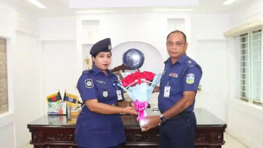শেরপুরে অতিরিক্ত পুলিশ সুপার (সদর সার্কেল) জনাব নাসরিন আক্তার ফুলেল শুভেচ্ছায় সিক্ত হয়ে যোগদান