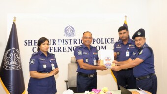 শেরপুর জেলা পুলিশের মাসিক অপরাধ পর্যালোচনা সভা অনুষ্ঠিত