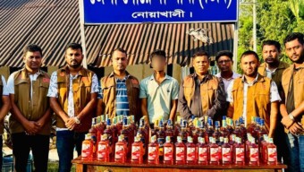 নোয়াখালী কর্তৃক জেলা গোয়েন্দা শাখা বেগমগঞ্জ মডেল থানা এলাকায় অভিযানে মাদক কারবারি গ্রেফতার
