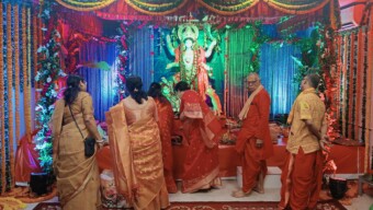 ঢাকায় গুলশান বনানী সার্বজনীন পূজা ফাউন্ডেশন এর উদ্যোগে কালীপূজা অনুষ্ঠিত