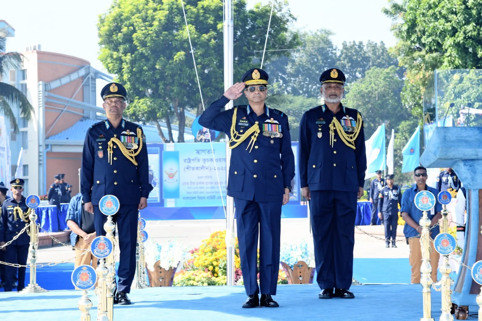 বাংলাদেশ বিমান বাহিনী একাডেমিতে রাষ্ট্রপতি কুচকাওয়াজ (শীতকালীন)- ২০২৫ অনুষ্ঠিত