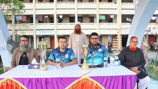 শেরপুর পুলিশ লাইন্সে প্রীতি ফুটবল ম্যাচ অনুষ্ঠিত
