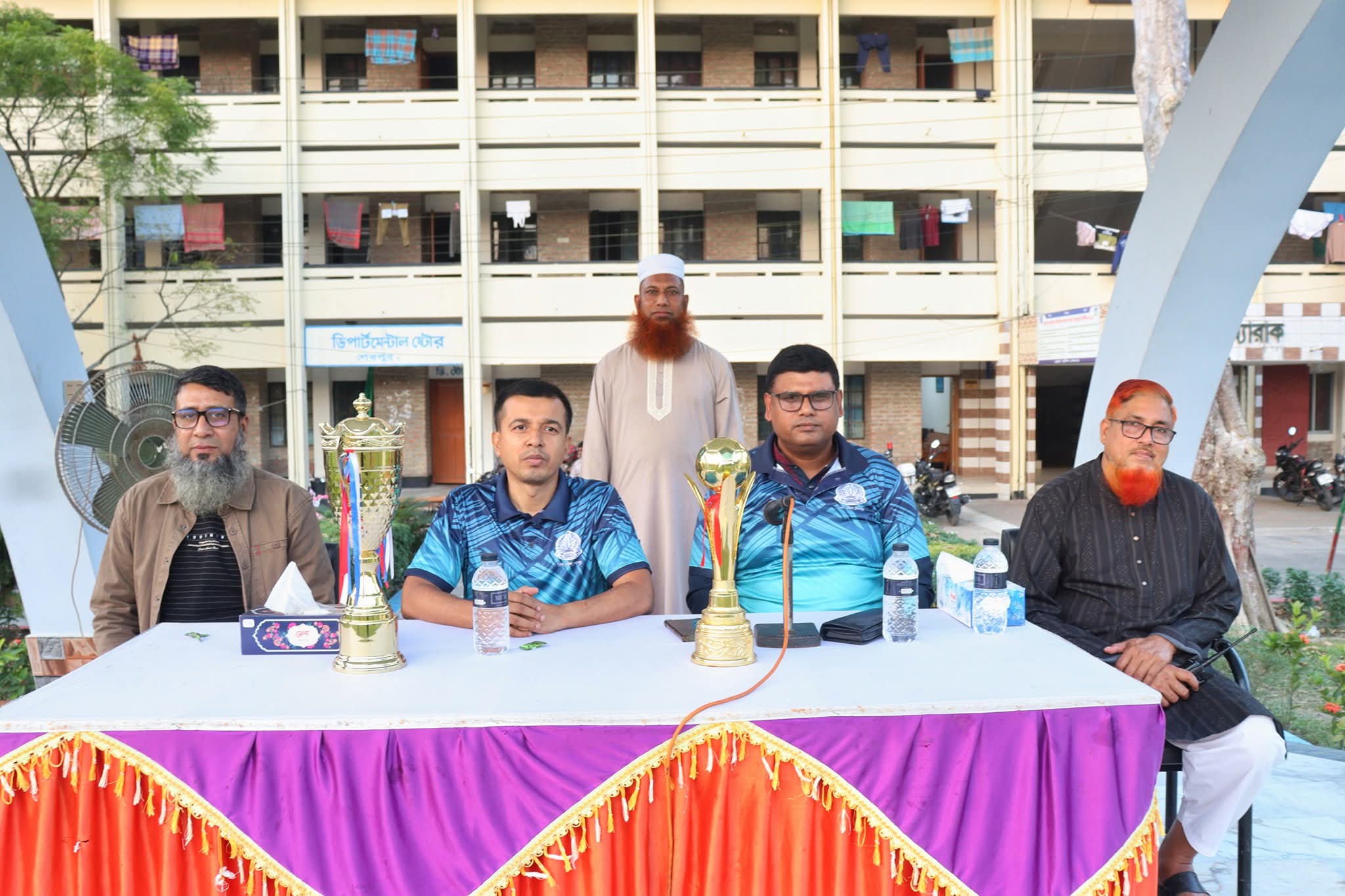 শেরপুর পুলিশ লাইন্সে প্রীতি ফুটবল ম্যাচ অনুষ্ঠিত