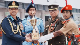বিমান বাহিনী প্রধান কর্তৃক বাংলাদেশ ন্যাশনাল ক্যাডেট কোর (বিএনসিসি) অধিদপ্তরের বার্ষিক কেন্দ্রীয় ক্যাম্পিং ২০২৫/২৬ এর সমাপনী কুচকাওয়াজ পরিদর্শন