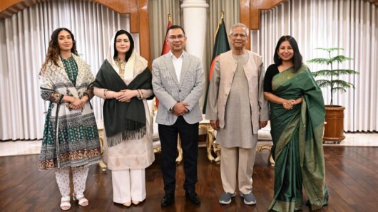 প্রধান উপদেষ্টার সঙ্গে তারেক রহমানের সৌজন্য সাক্ষাৎ