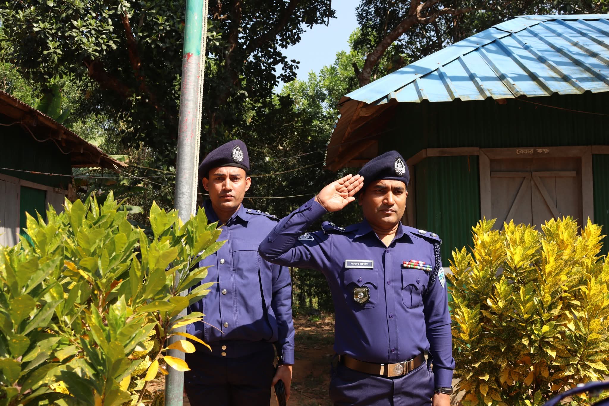 “বান্দরবান লামা থানাধীন গজালিয়া পুলিশ ফাঁড়ি পরিদর্শন”