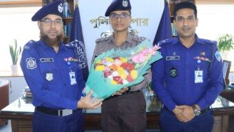 নোয়াখালী জেলায় শিক্ষানবিশ সহকারী পুলিশ সুপার’দের ফুলেল শুভেচ্ছায় বরণ