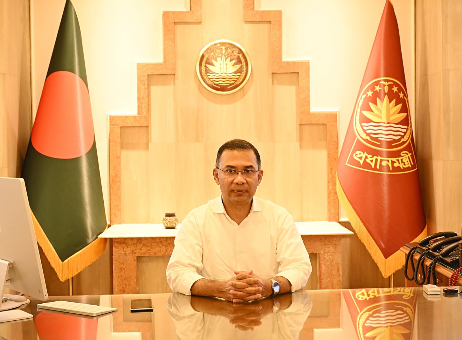 প্রথমবারের মতো তেজগাঁও কার্যালয়ে অফিস করছেন প্রধানমন্ত্রী তারেক রহমান