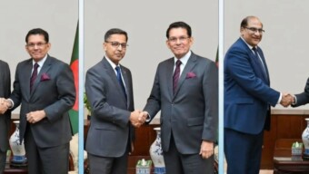 পররাষ্ট্রমন্ত্রীর সঙ্গে চীন, ভারত ও পাকিস্তানের রাষ্ট্রদূতের সৌজন্য সাক্ষাৎ: দ্বিপাক্ষিক সম্পর্ক জোরদারের অঙ্গীকার