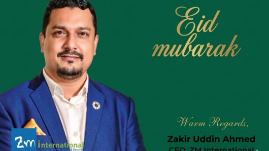 দেশবাসীকে পবিত্র ঈদুল ফিতরের শুভেচ্ছা জানালেন জেডএম ইন্টারন্যাশনাল-এর সিইও জাকির উদ্দিন আহমেদ
