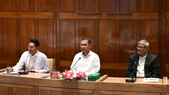 আজ ১১ মার্চ ২০২৬, বুধবার বাংলাদেশ জাতীয় সংসদ সচিবালয়ের পশ্চিম ব্লকে মাননীয় প্রধানমন্ত্রী ও সংসদ নেতা তারেক রহমানের সভাপতিত্বে সরকারদলীয় সংসদ সদস্যদের বৈঠক অনুষ্ঠিত হয়