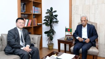 সংস্কৃতি বিষয়ক মন্ত্রণালয়ের মন্ত্রী ও প্রতিমন্ত্রীর সাথে ঢাকাস্থ চীন দূতাবাসের রাষ্ট্রদূতের সাক্ষাৎ