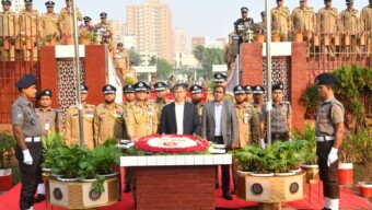 রাজারবাগ পুলিশ স্মৃতিসৌধে শহিদ পুলিশ সদস্যদের প্রতি স্বরাষ্ট্রমন্ত্রীর শ্রদ্ধা নিবেদন:
