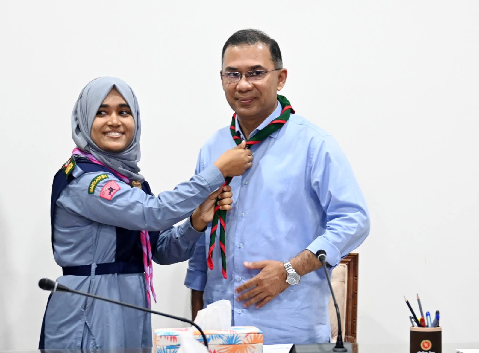 প্রধানমন্ত্রী তারেক রহমানের সঙ্গে বাংলাদেশ স্কাউটস-এর কার্যনির্বাহী কমিটির সদস্যবৃন্দ সৌজন্য সাক্ষাৎ করেন