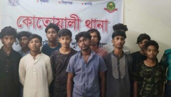 কিশোর গ্যাং এর ১১ জন গ্রেফতার