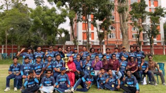 ঢাবির আন্তঃবিভাগ ক্রিকেটে চ্যাম্পিয়ন সমাজকল্যাণ ও গবেষণা ইনস্টিটিউট