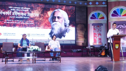 বর্ণাঢ্য আয়োজনে চলছে বাংলাদেশ শিল্পকলা একাডেমির রবীন্দ্রজন্মজয়ন্তী উদ্‌যাপন