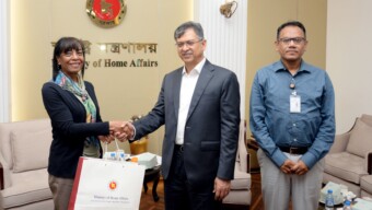 স্বরাষ্ট্রমন্ত্রীর সঙ্গে জাতিসংঘের আবাসিক সমন্বয়কারীর সৌজন্য সাক্ষাৎ