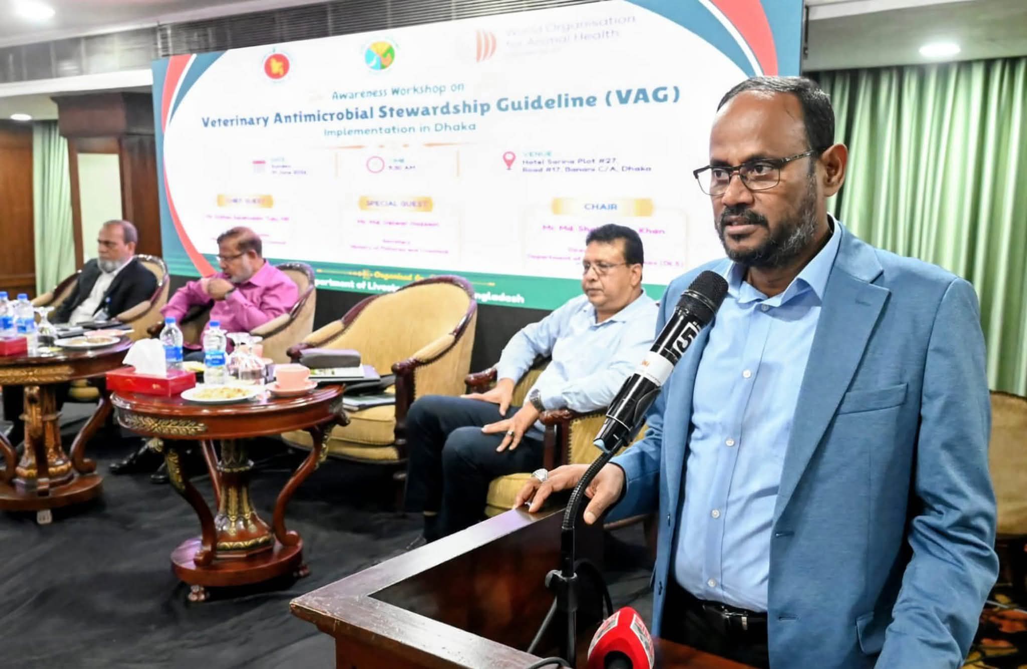 অযৌক্তিক অ্যান্টিবায়োটিক ব্যবহার রোধে সম্মিলিত উদ্যোগ জরুরি- মৎস্য ও প্রাণিসম্পদ প্রতিমন্ত্রী