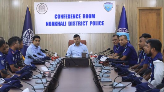 নোয়াখালী জেলার নবাগত পুলিশ সুপার মহোদয়ের সাথে জেলা ট্রাফিক বিভাগের মতবিনিময় সভা অনুষ্ঠিত