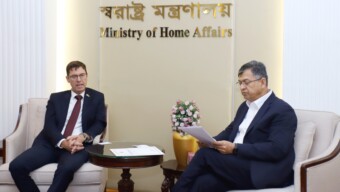 স্বরাষ্ট্রমন্ত্রী সালাহউদ্দিন আহমদ এর সঙ্গে নরওয়ের রাষ্ট্রদূত-এর সৌজন্য সাক্ষাৎ: