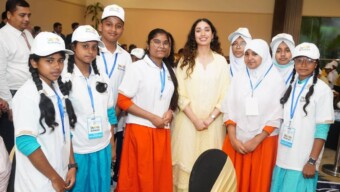 প্রধানমন্ত্রীর মেয়েজাইমা রহমানের সঙ্গে আখাউড়ার কৃতি শিক্ষার্থীদের গল্প আড্ডা