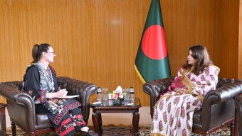 রাষ্ট্রপ্রতিমন্ত্রী শামা ওবায়েদ ইসলামের সাথে আইওএম-এর নতুন মিশন প্রধানের সাক্ষাৎ: দক্ষ ও অধিকার-ভিত্তিক অভিবাসন খাতের ওপর জোর