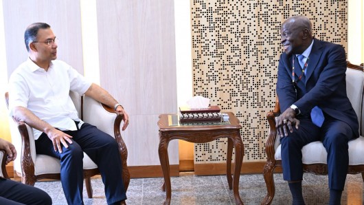 প্রধানমন্ত্রী তারেক রহমানের সঙ্গে আন্তর্জাতিক শ্রম সংস্থা (আইএলও)-এর মহাপরিচালক গিলবার্ট এফ. হোংবোর সৌজন্য সাক্ষাৎ করেছেন