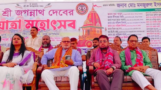 দিনাজপুর বীরগঞ্জে ঐতিহ্যবাহী জগন্নাথদেবের রথযাত্রা উৎসব উদযাপন